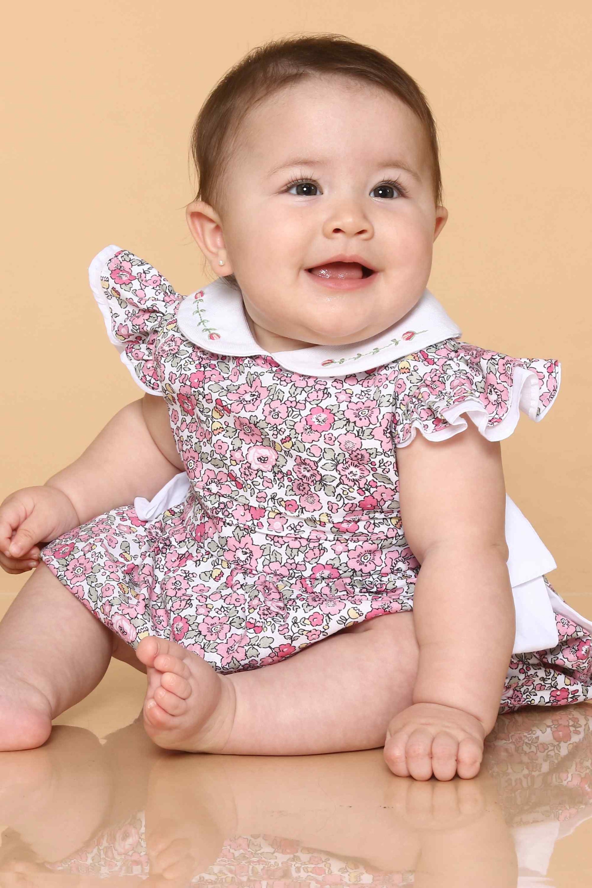 Romper Bebê Menina Floral Rosa — foto 5