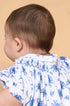 Vestido Russinho Casinha de Abelha e Estampa Azul Floral Bata e Shorts — foto 4