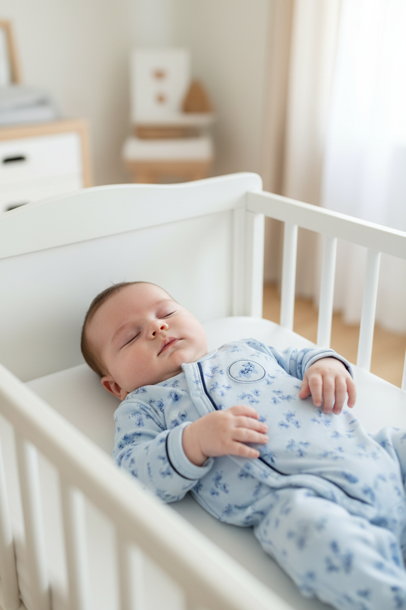 Macacão Bebê Longo Algodão Egípcio Estampa Onça Azul