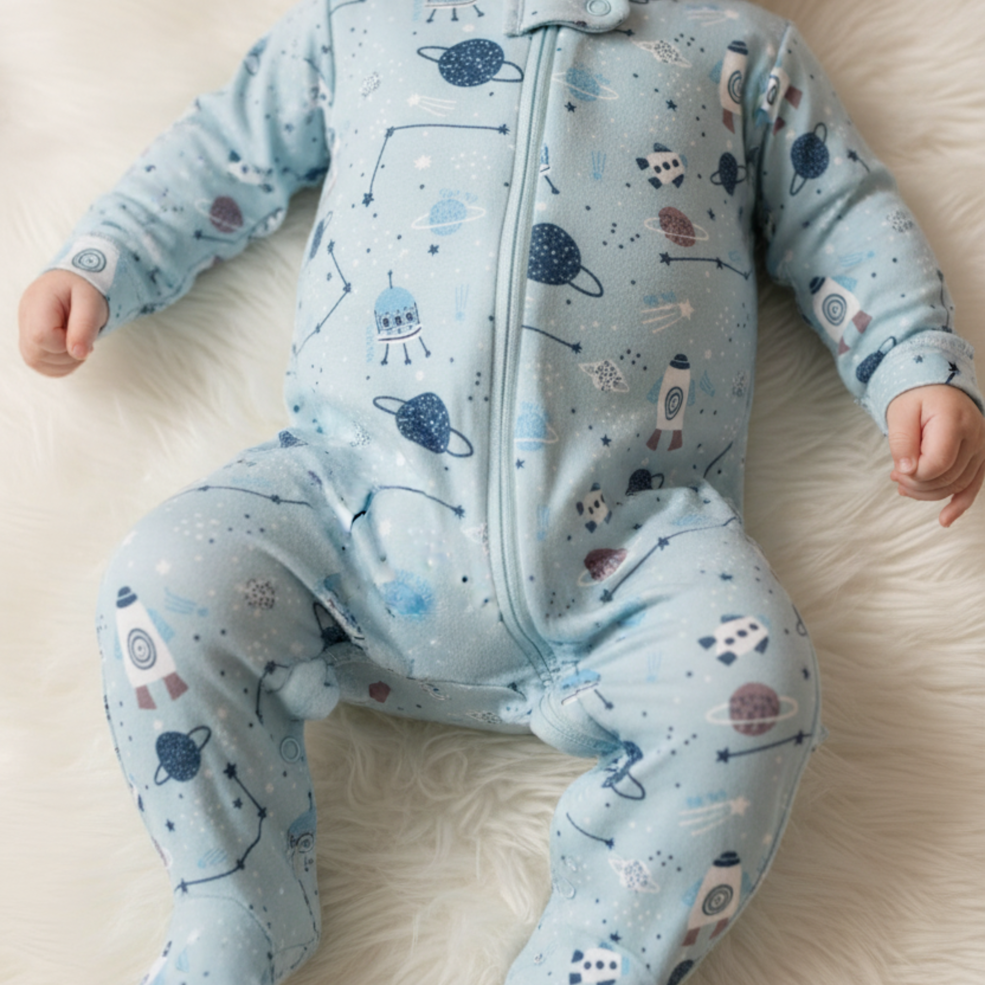 Macacão Plush Bebê Menino Zíper — foto 1