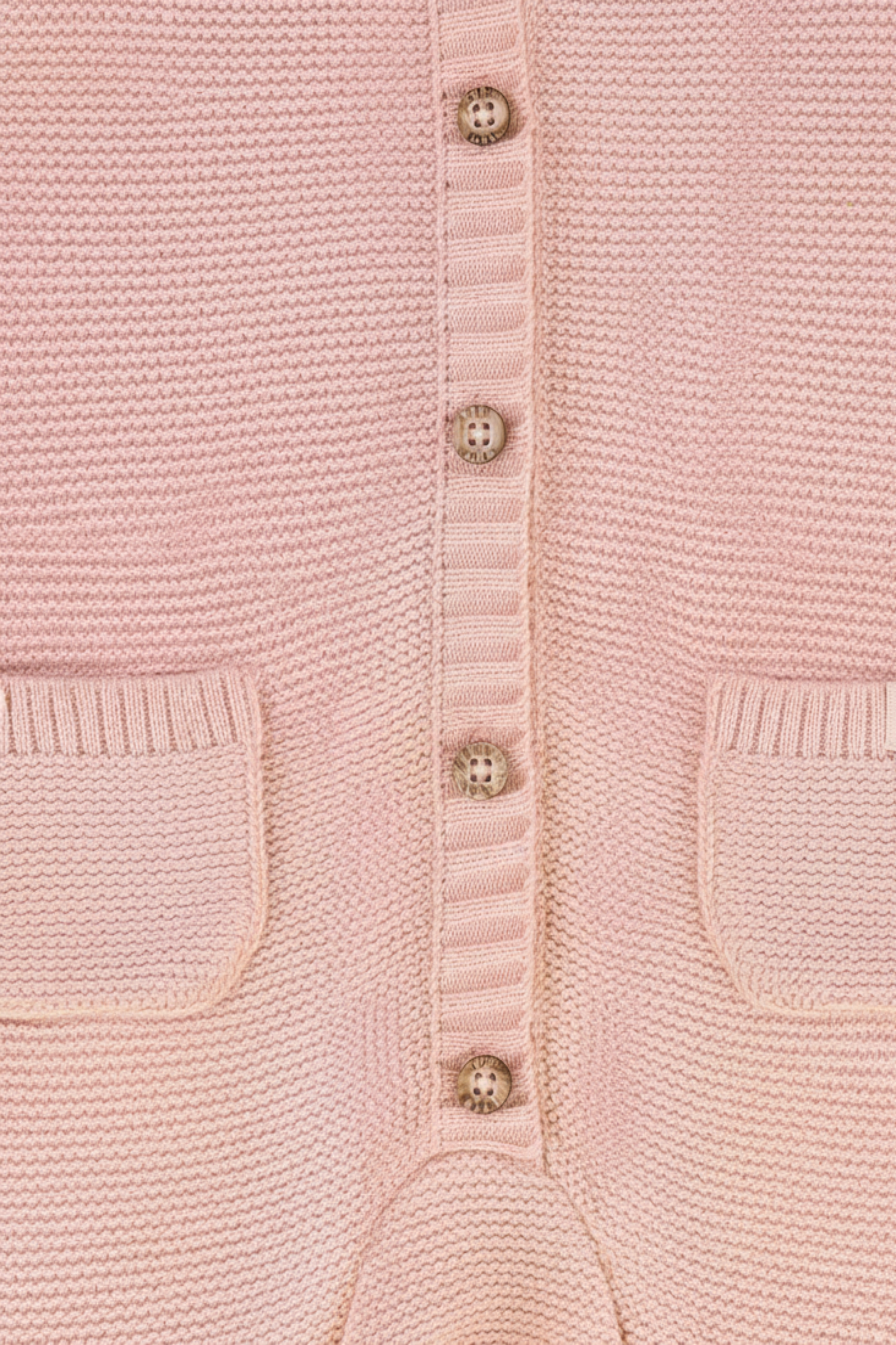 Macacão para Bebê em Tricot Rosa Antigo — foto 4