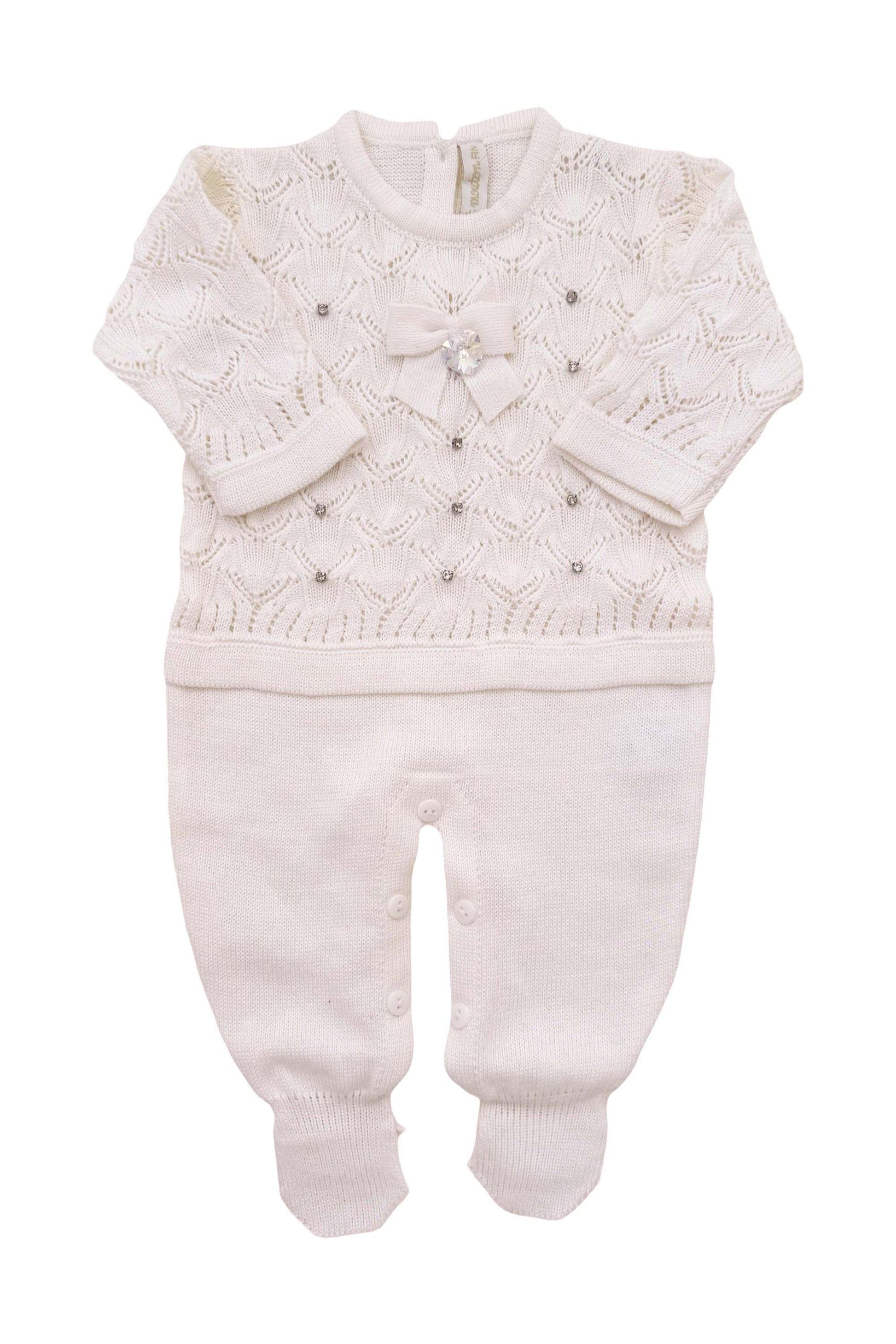 Macacão feminino para Maternidade Folhas Sofia Branco — foto 3