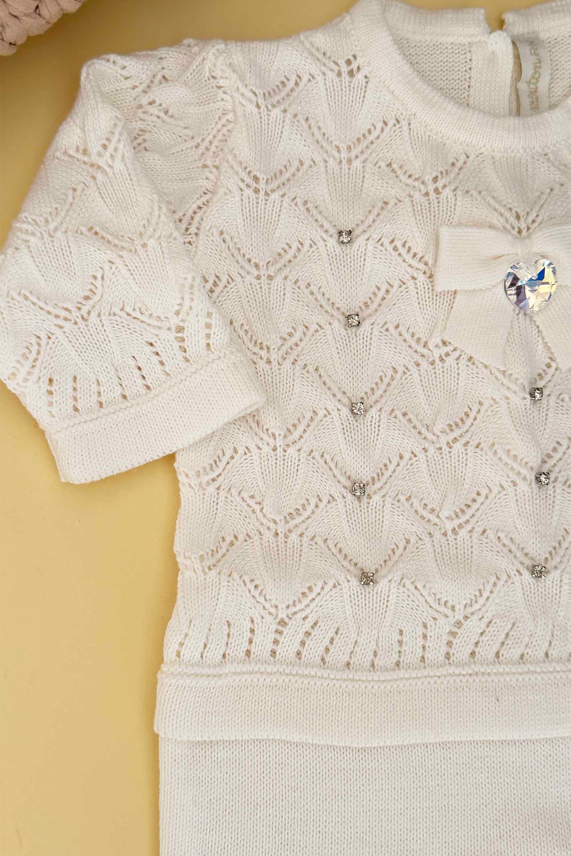 Macacão feminino para Maternidade Folhas Sofia Branco