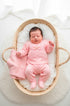 Macacão Maternidade Estampa Folhas Sofia Rosa — foto 1