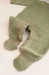Macacão para Maternidade em Tricot Poá Verde Mescla — foto 4