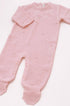 Macacão para Maternidade em Tricot Poá Rosa — foto 3