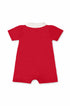 Macacão Noel Vermelho em Suedine Roupa Natalina para Bebê — foto 3