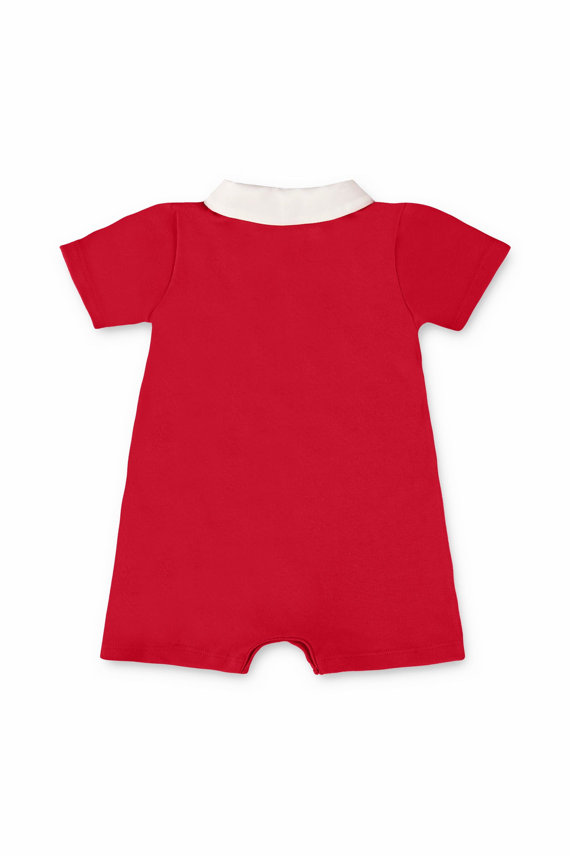 Macacão Noel Vermelho em Suedine Roupa Natalina para Bebê — foto 3