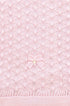 Manta em Tricot para Maternidade Folhas Sofia Rosa — foto 1