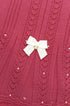 Manta em Tricô para Maternidade Maria Helena Pink — foto 3