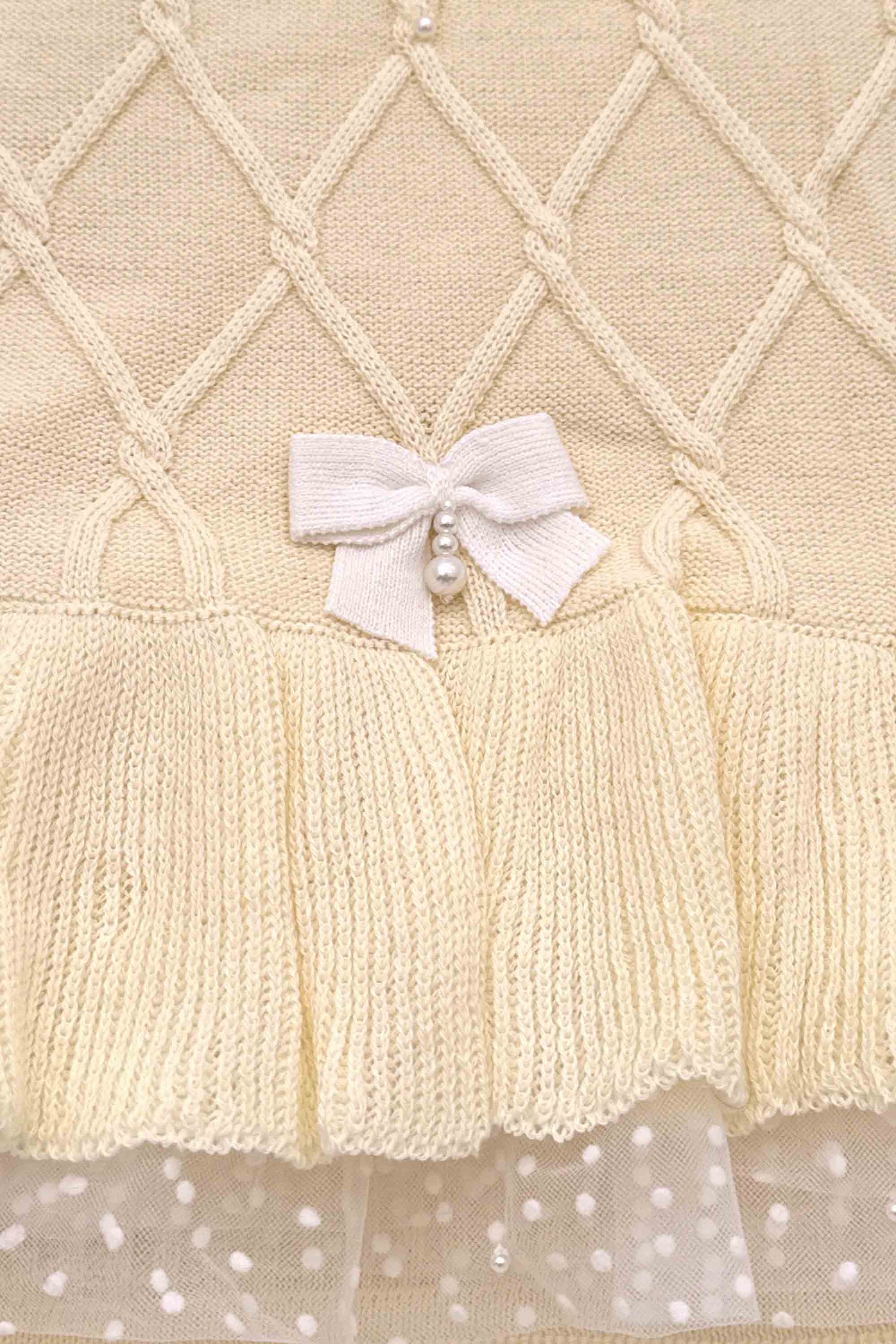 Manta para Maternidade Barra Renda Audrey Amarela — foto 3