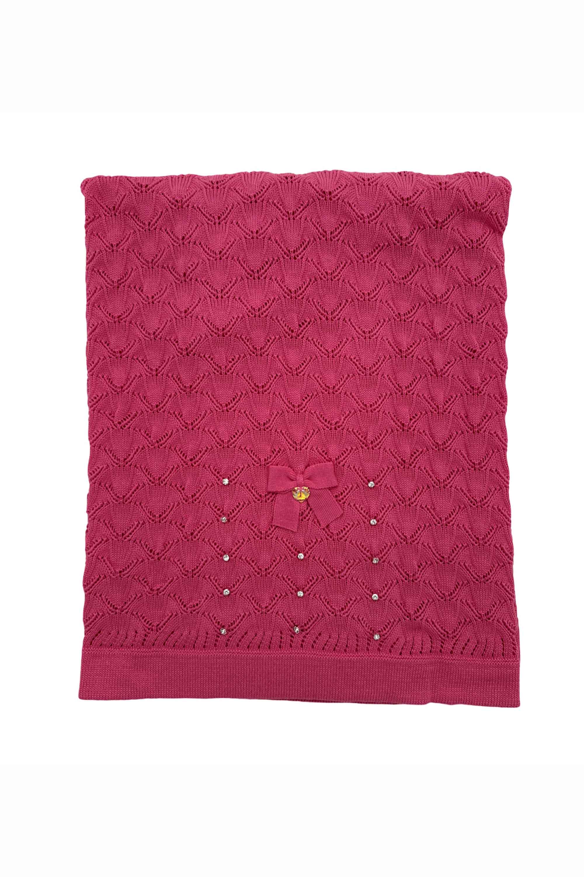 Manta Bebê Estampa Folhas Sofia Pink — foto 1
