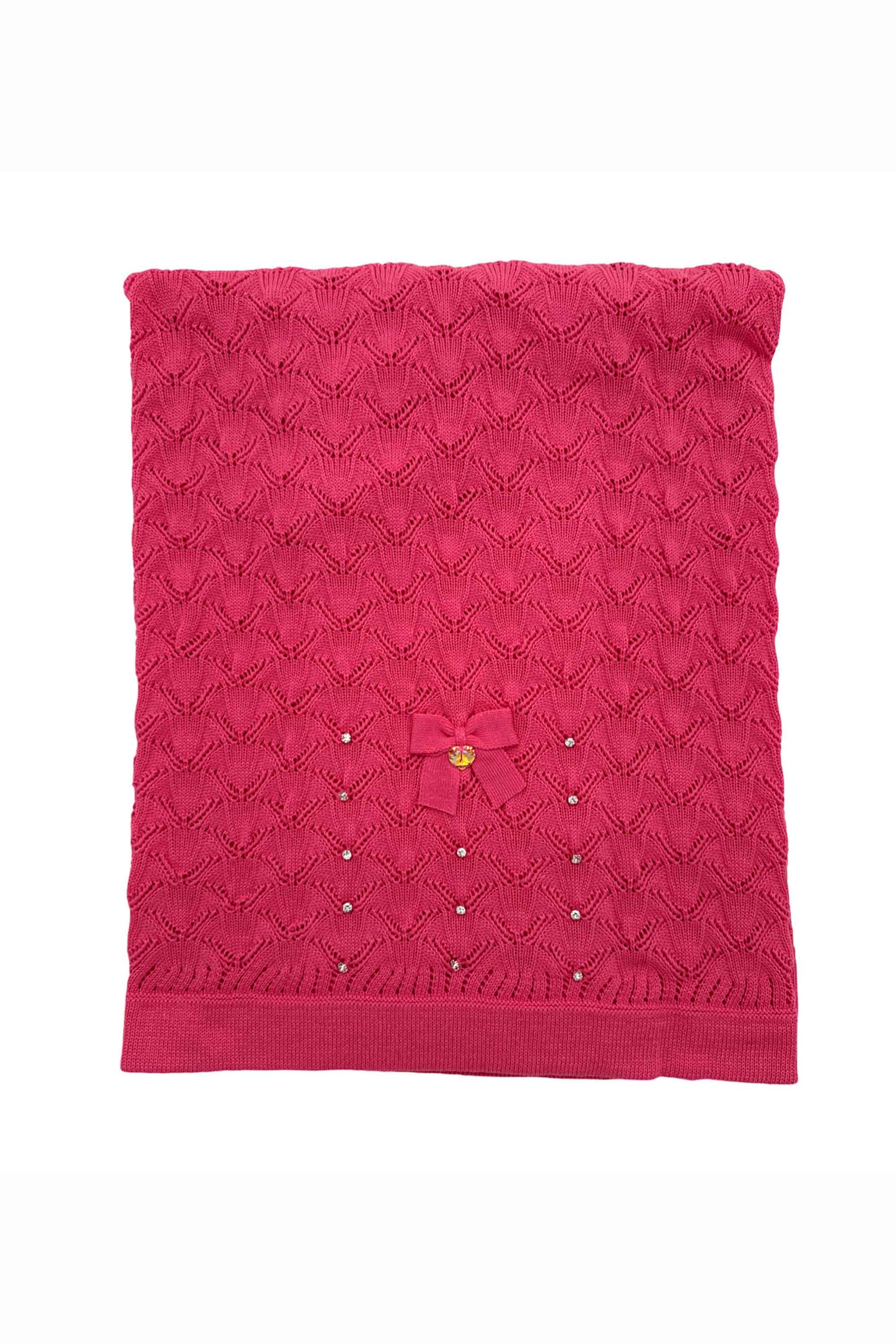 Manta Bebê Estampa Folhas Sofia Pink — foto 1