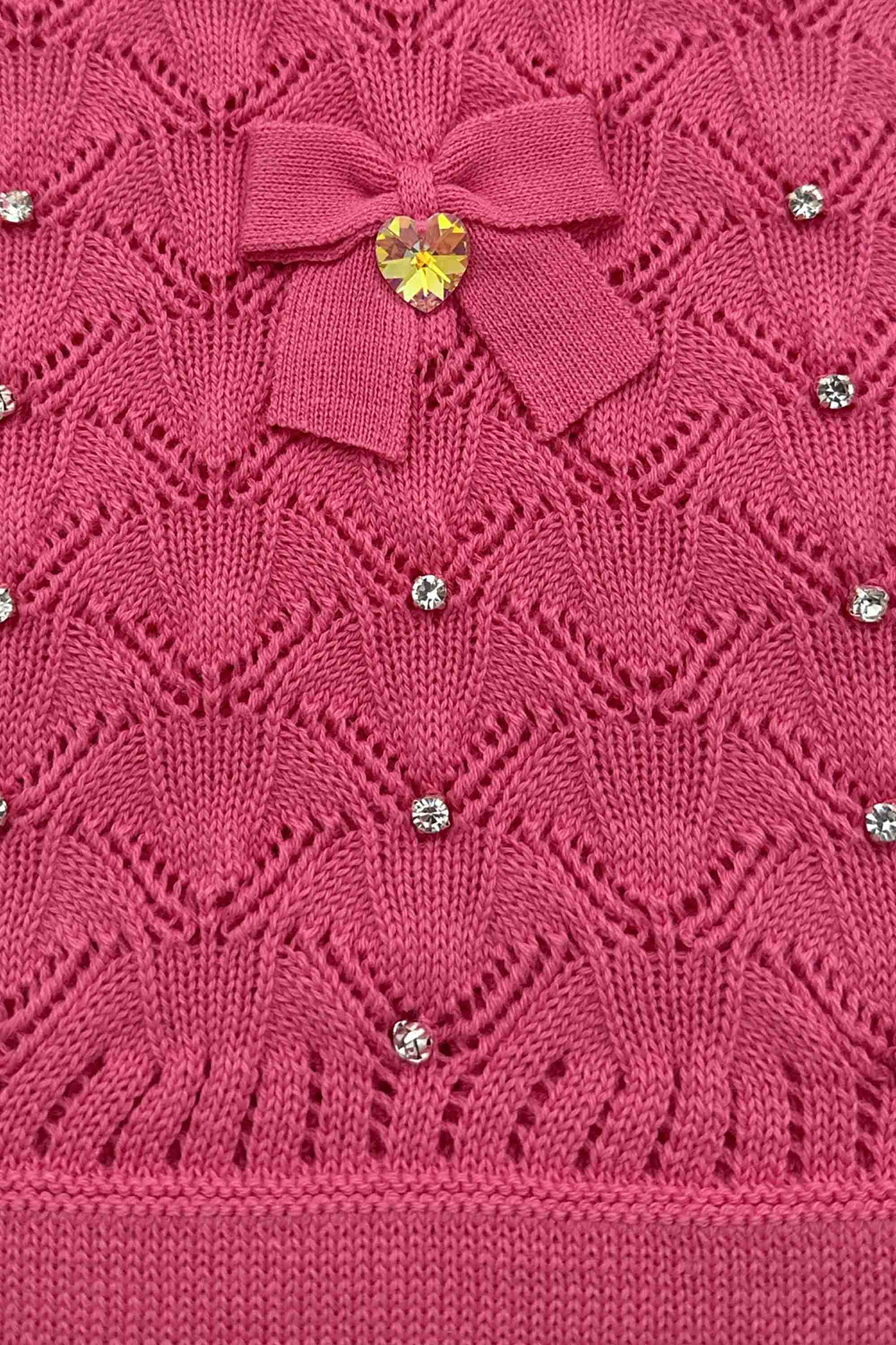 Manta Bebê Estampa Folhas Sofia Pink — foto 3