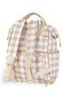 Mochila Multifuncional Maternidade Vichy Bege — foto 2