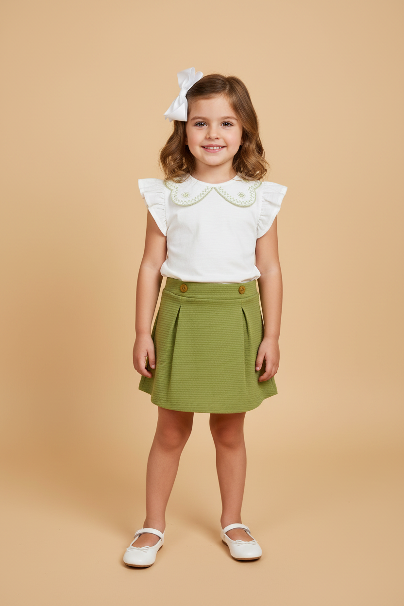 Conjunto Fiore Creme
