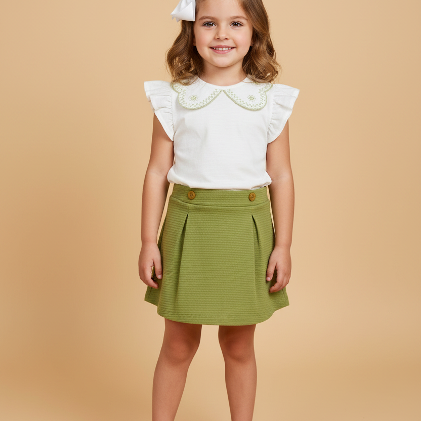 Conjunto Fiore Creme