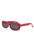 Óculos Escuros Infantis Retrô Vermelho — foto 1
