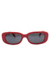 Óculos Escuros Infantis Retrô Vermelho — foto 2