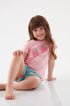 Pijama Infantil Menina Camiseta com Short Suedine Estampa Morangos — foto 1