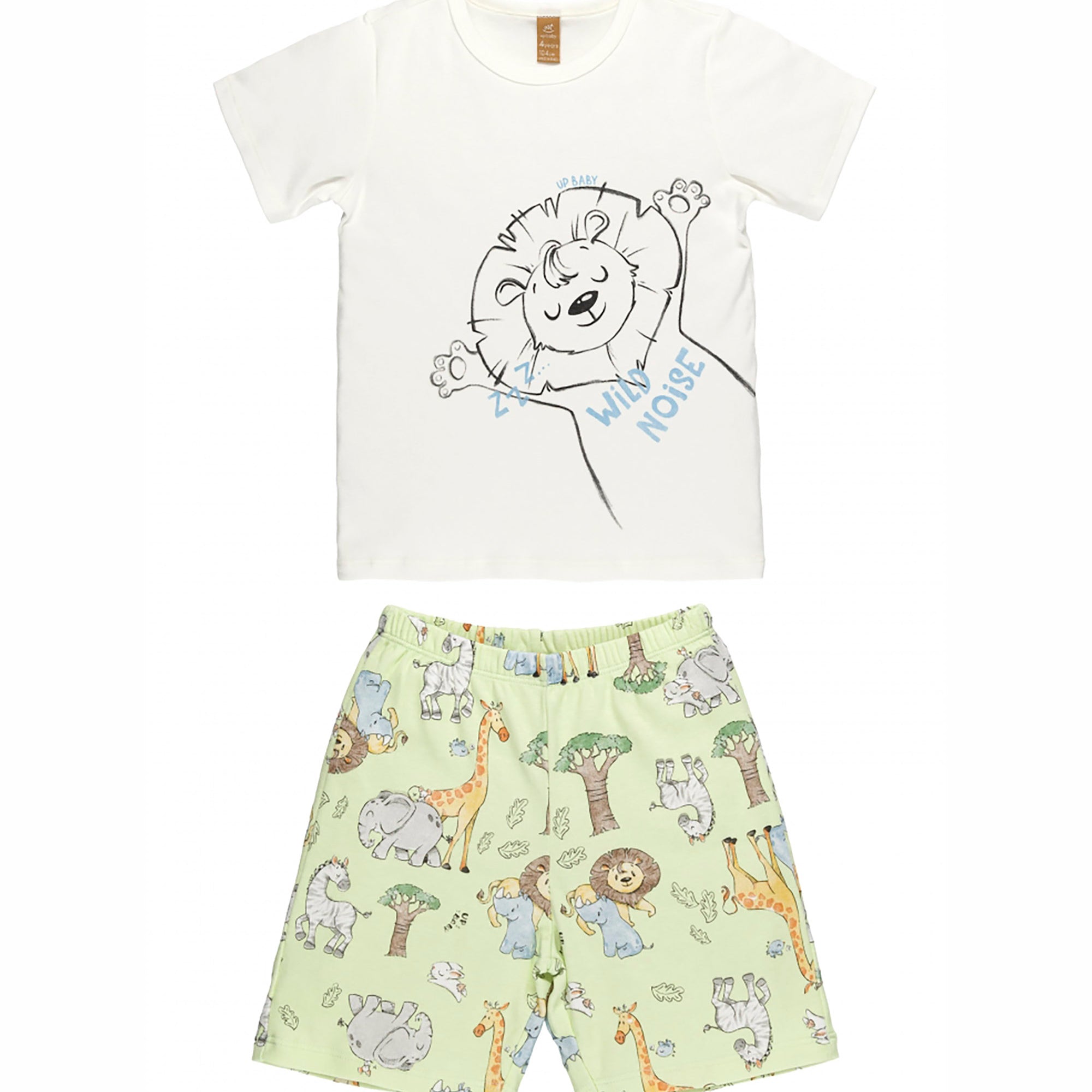 Pijama Infantil Masculino com Estampa Safari — foto 1