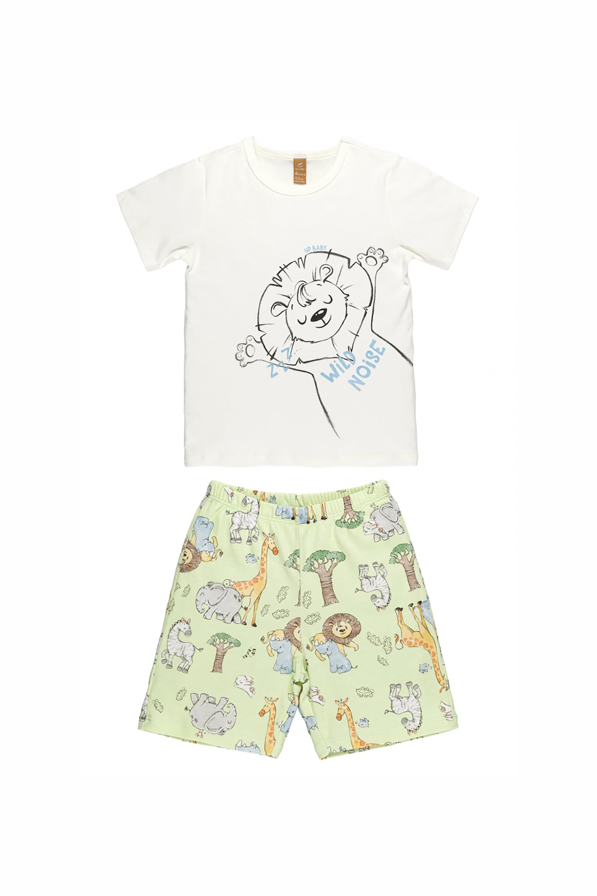 Pijama Infantil Masculino com Estampa Safari — foto 1