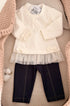 Conjunto Bebê Menina Tricotado com Tule — foto 2
