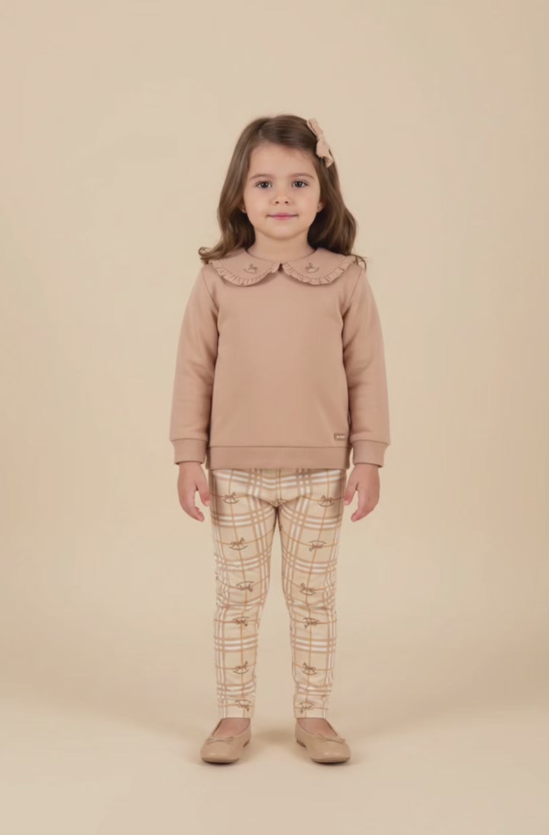 Conjunto Infantil Blusão e Calça Termosoft Xadrez