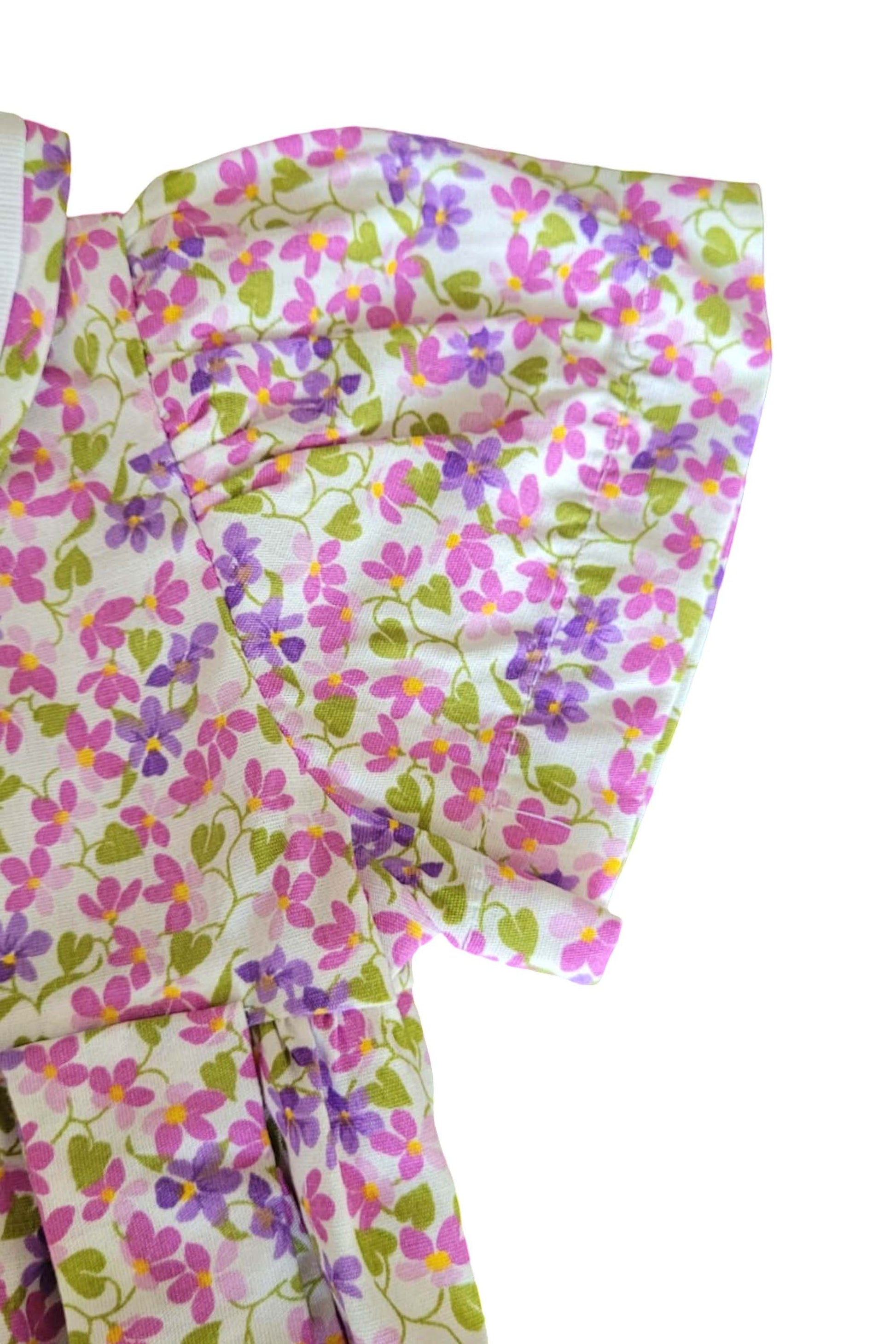 Romper Floral Liberty Exclusivo Petit Nini para Bebê — foto 3