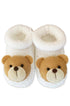Sapatinho de Tricô para Recém Nascido Urso Branco — foto 2