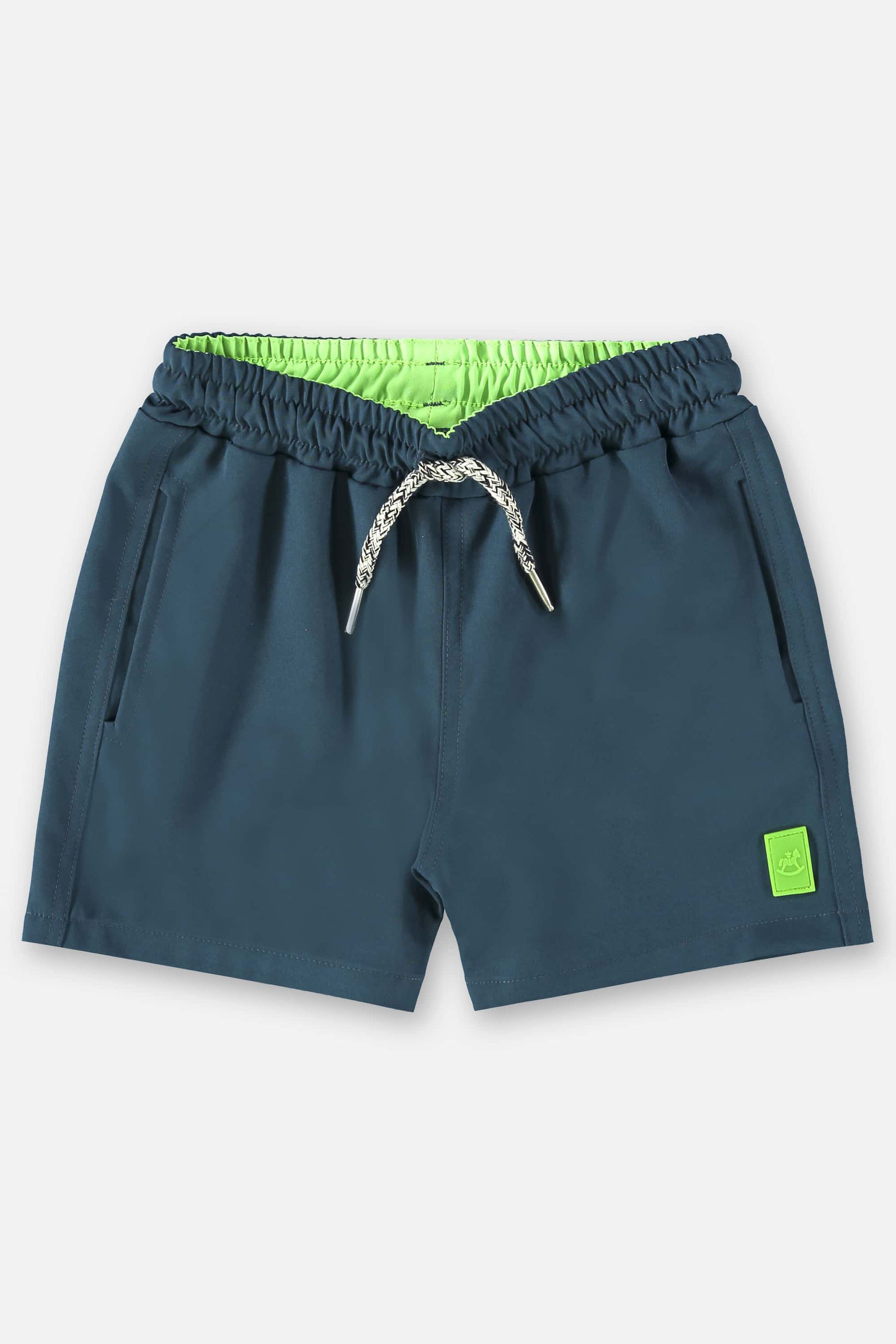 Short Infantil em Microfibra Azul Escuro — foto 1