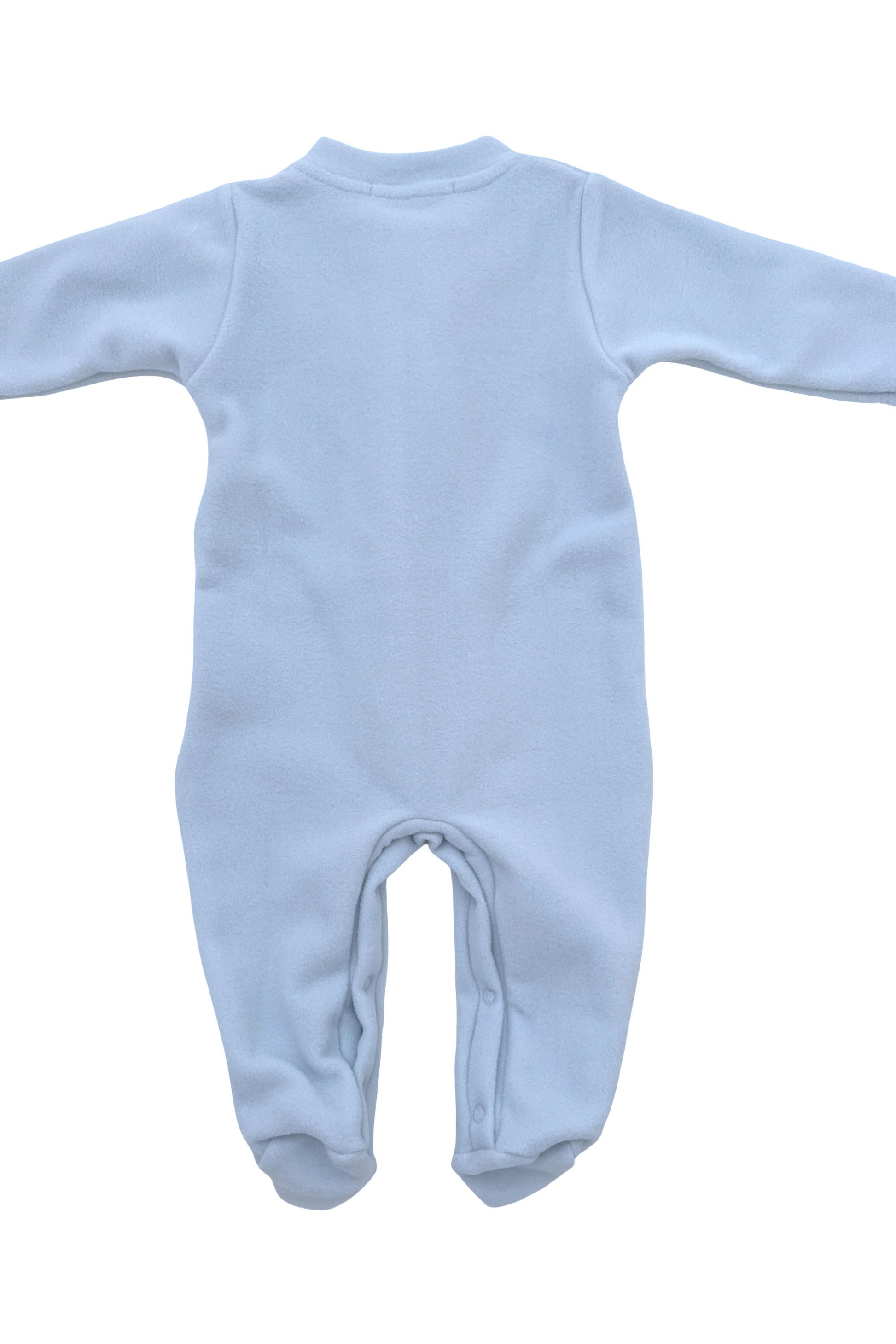 Macacão Bebê Soft Azul Claro com Detalhe Urso — foto 5