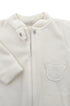 Macacão Bebê Soft Unissex Off White com Detalhe Urso — foto 4