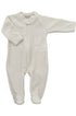 Macacão Bebê Soft Unissex Off White com Detalhe Urso — foto 3