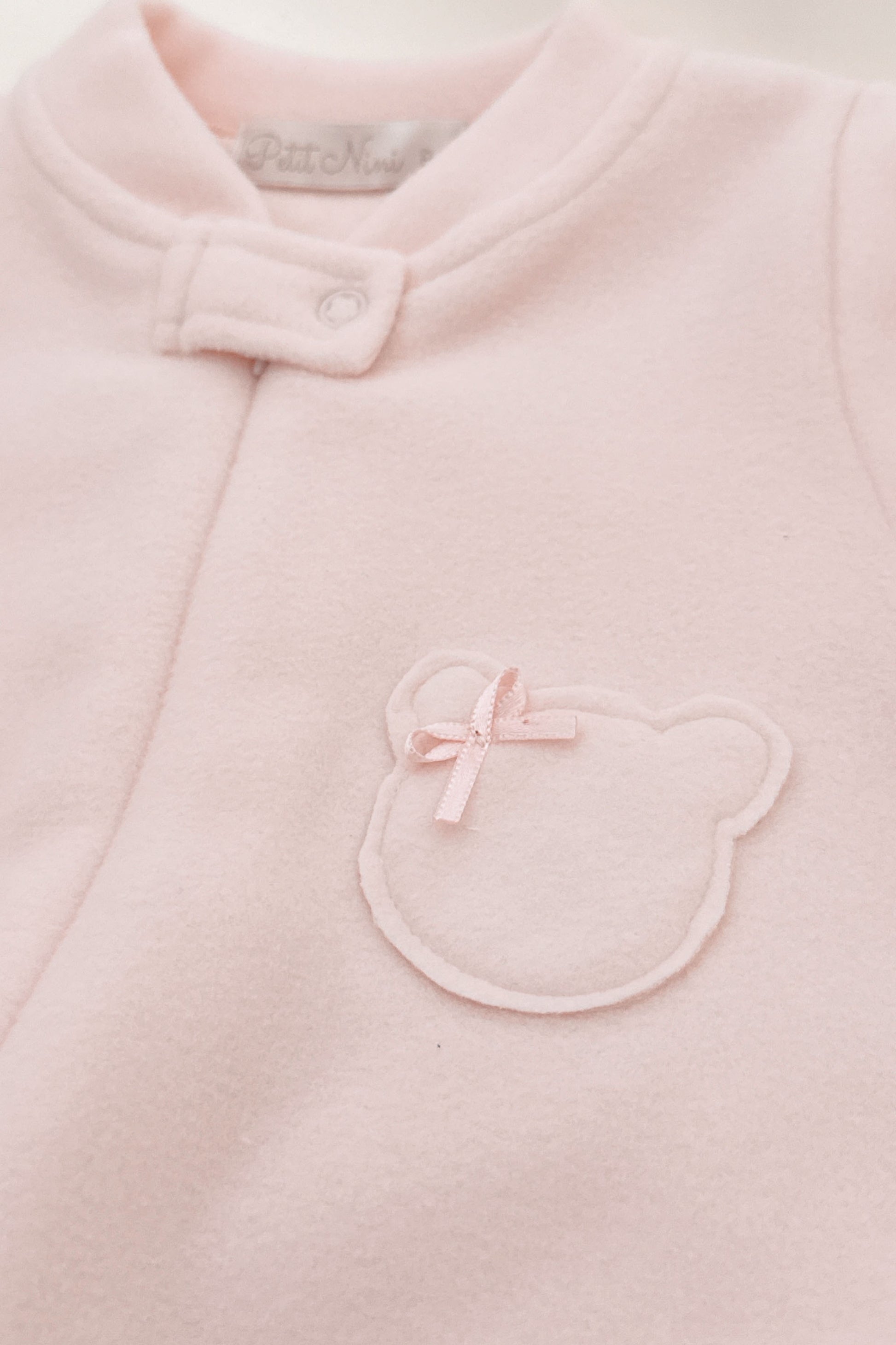 Macacão em Soft Bebê Rosa Urso — foto 3