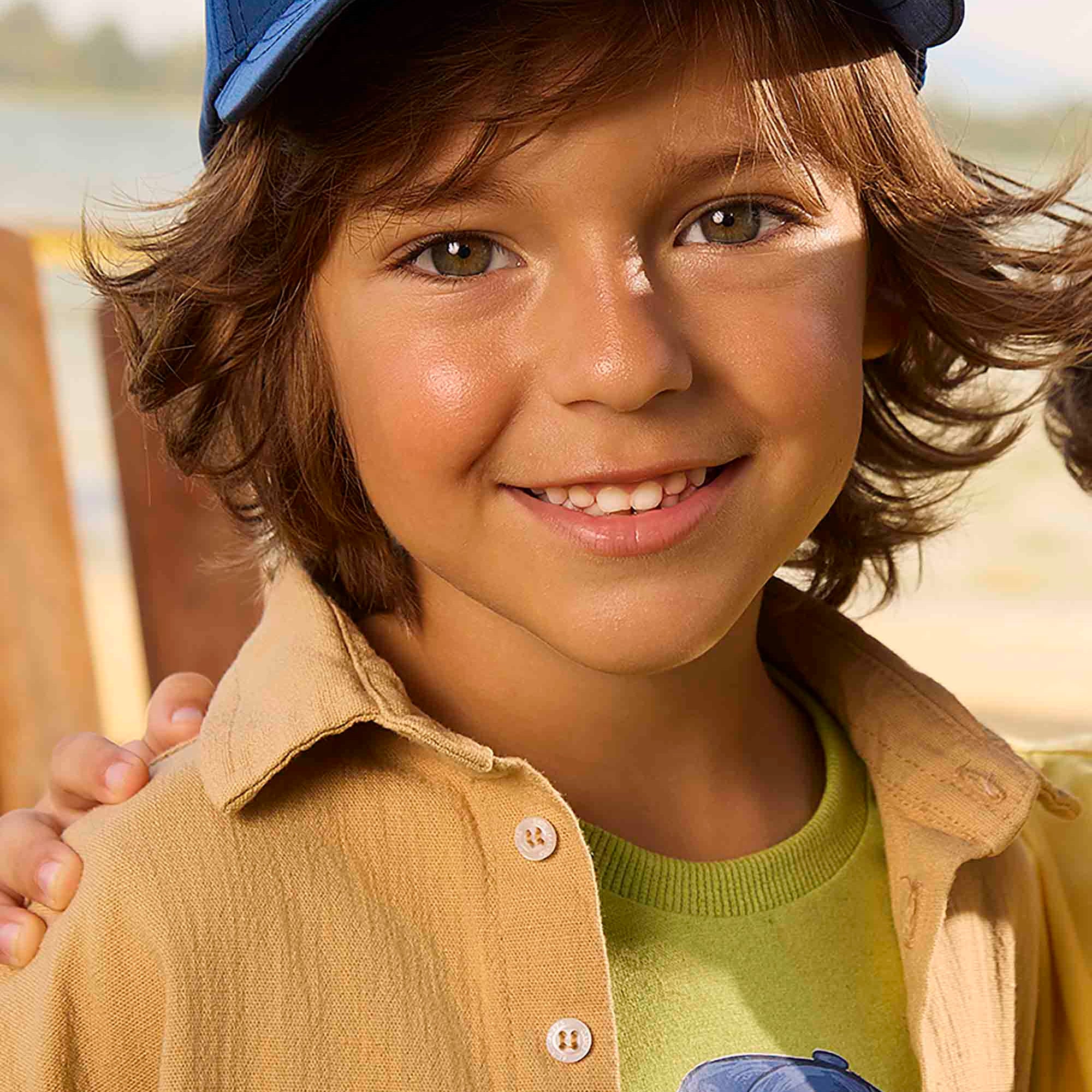 Boné Infantil Microfibra Summer Azul Marinho — foto 1