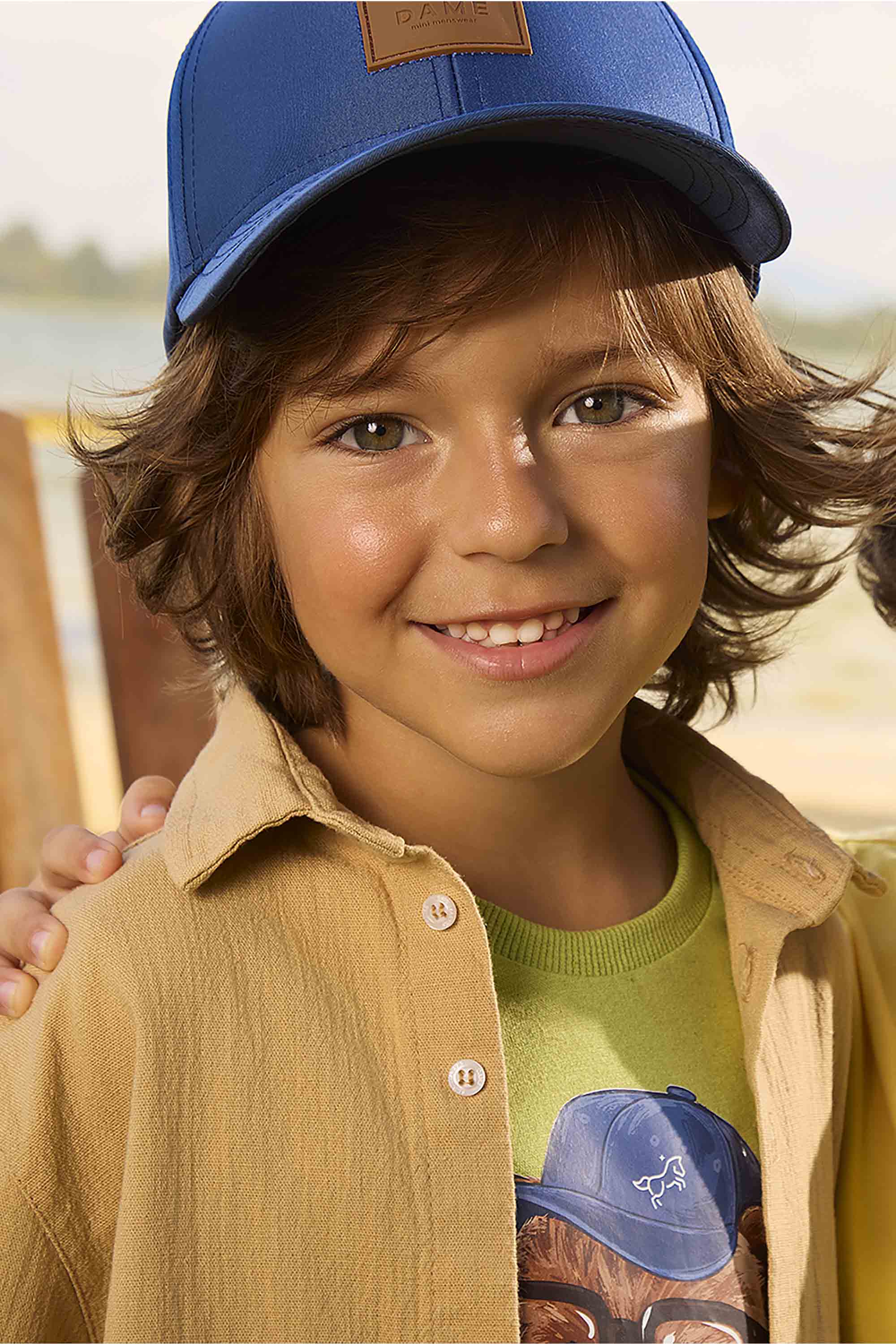 Boné Infantil Microfibra Summer Azul Marinho — foto 1