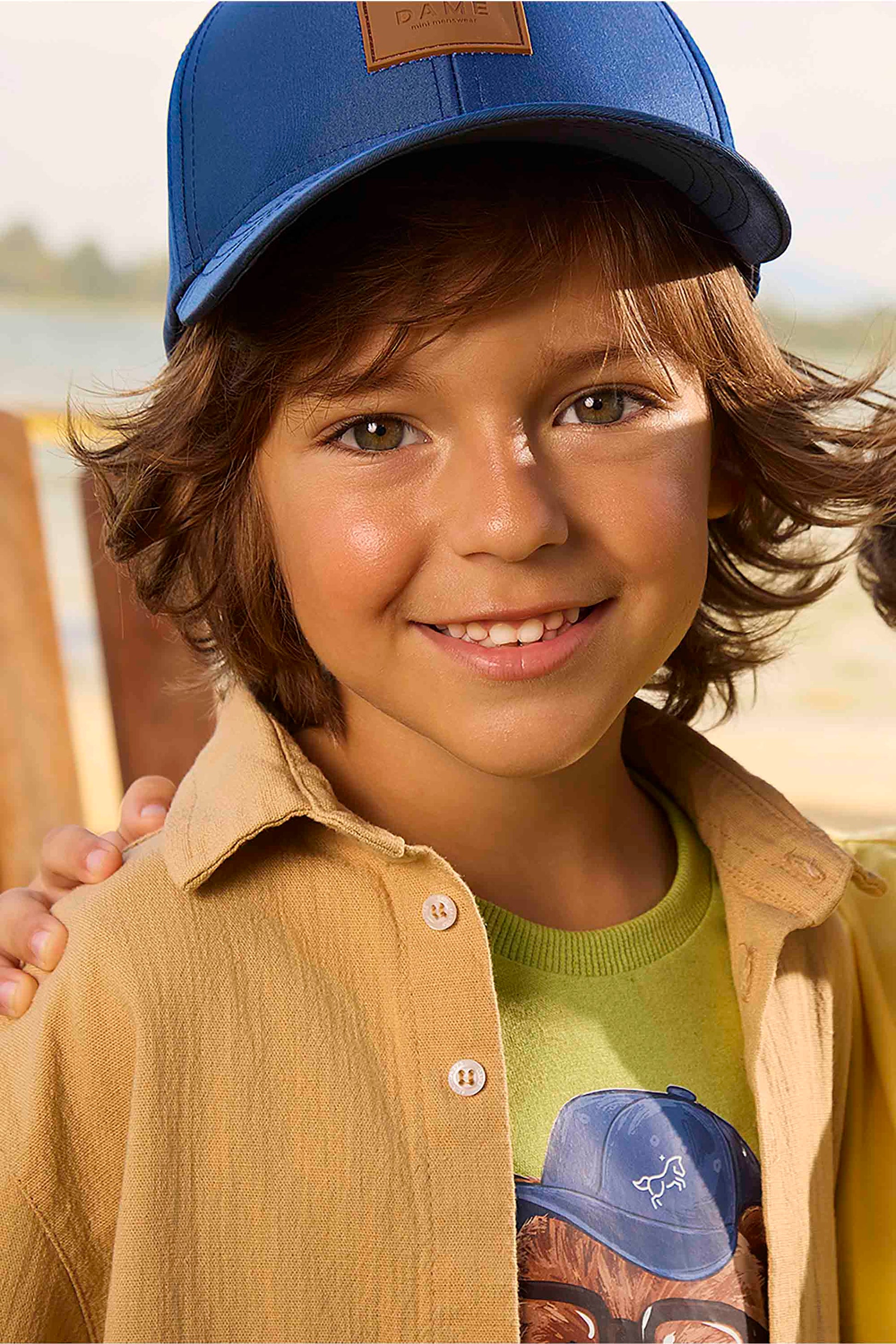 Boné Infantil Microfibra Summer Azul Marinho — foto 1