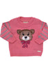 Blusa de Tricot Infantil com Estampa de Ursinho Para Menina — foto 2