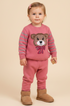 Blusa de Tricot Infantil com Estampa de Ursinho Para Menina — foto 1