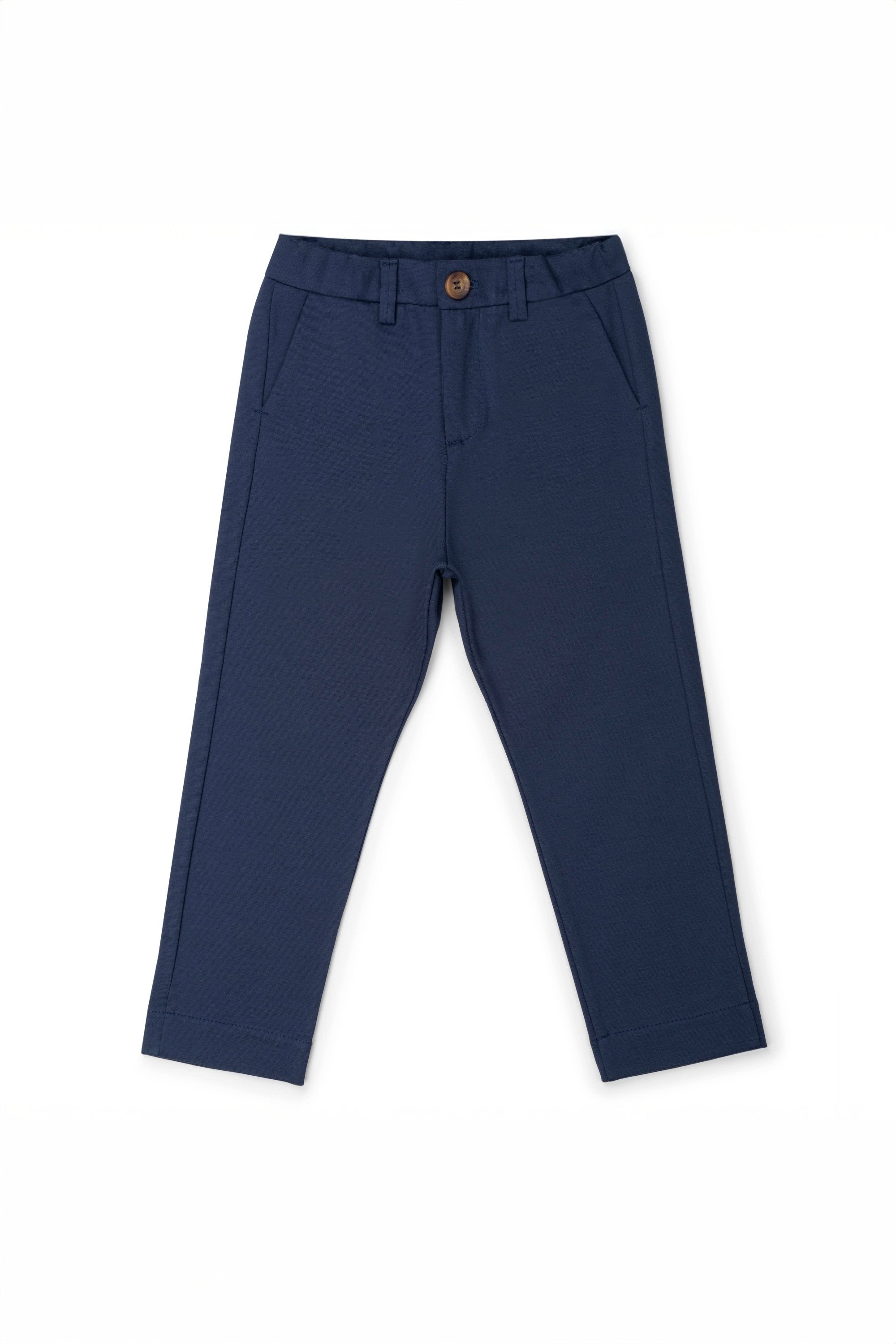 Calça Infantil Social Azul Marinho Ponto Roma — foto 1
