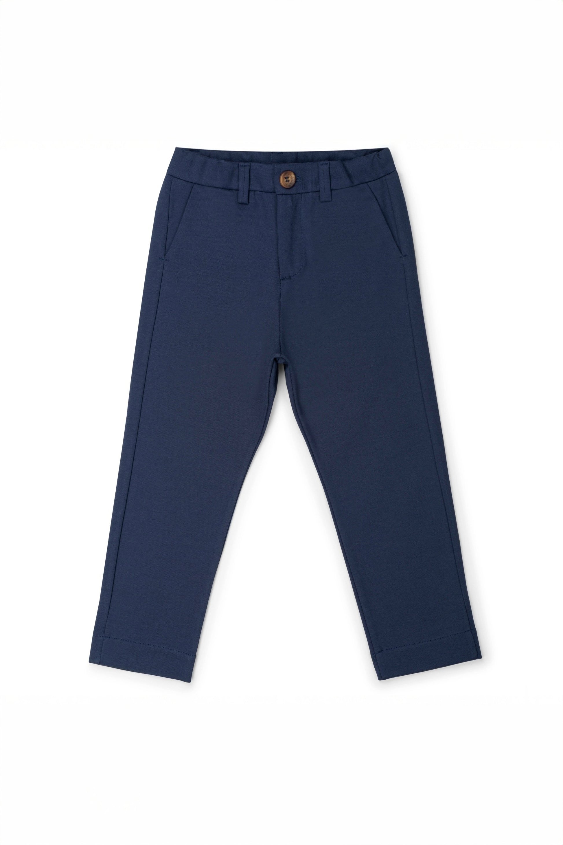 Calça Infantil Social Azul Marinho Ponto Roma — foto 1