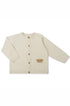 Cardigan Bebê Menino em Tricô Bolso Urso — foto 1