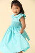 Vestido Infantil Casinha de Abelha Azul Tiffany — foto 2