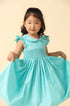 Vestido Infantil Casinha de Abelha Azul Tiffany — foto 5
