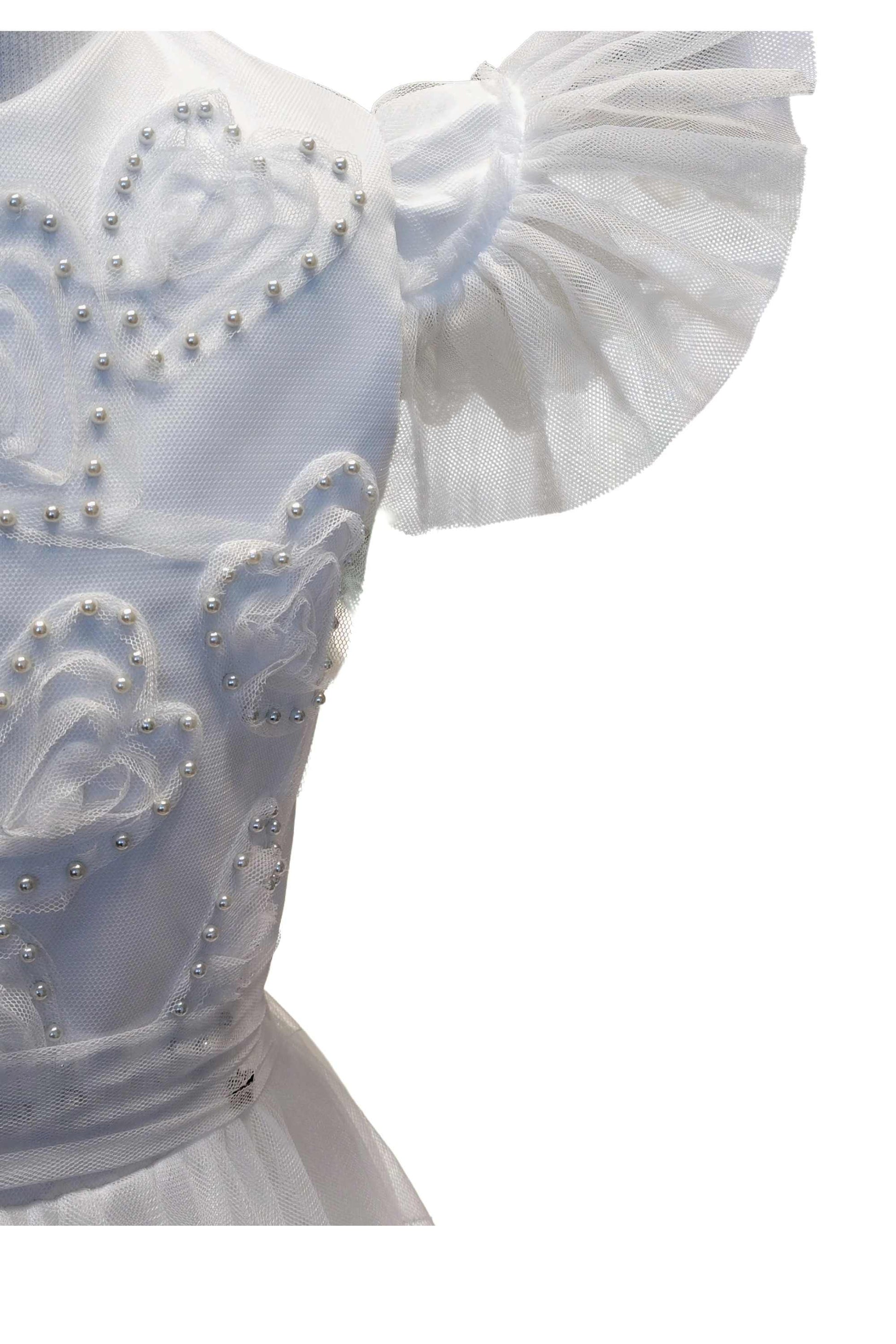Vestido Infantil Tule Branco — foto 3