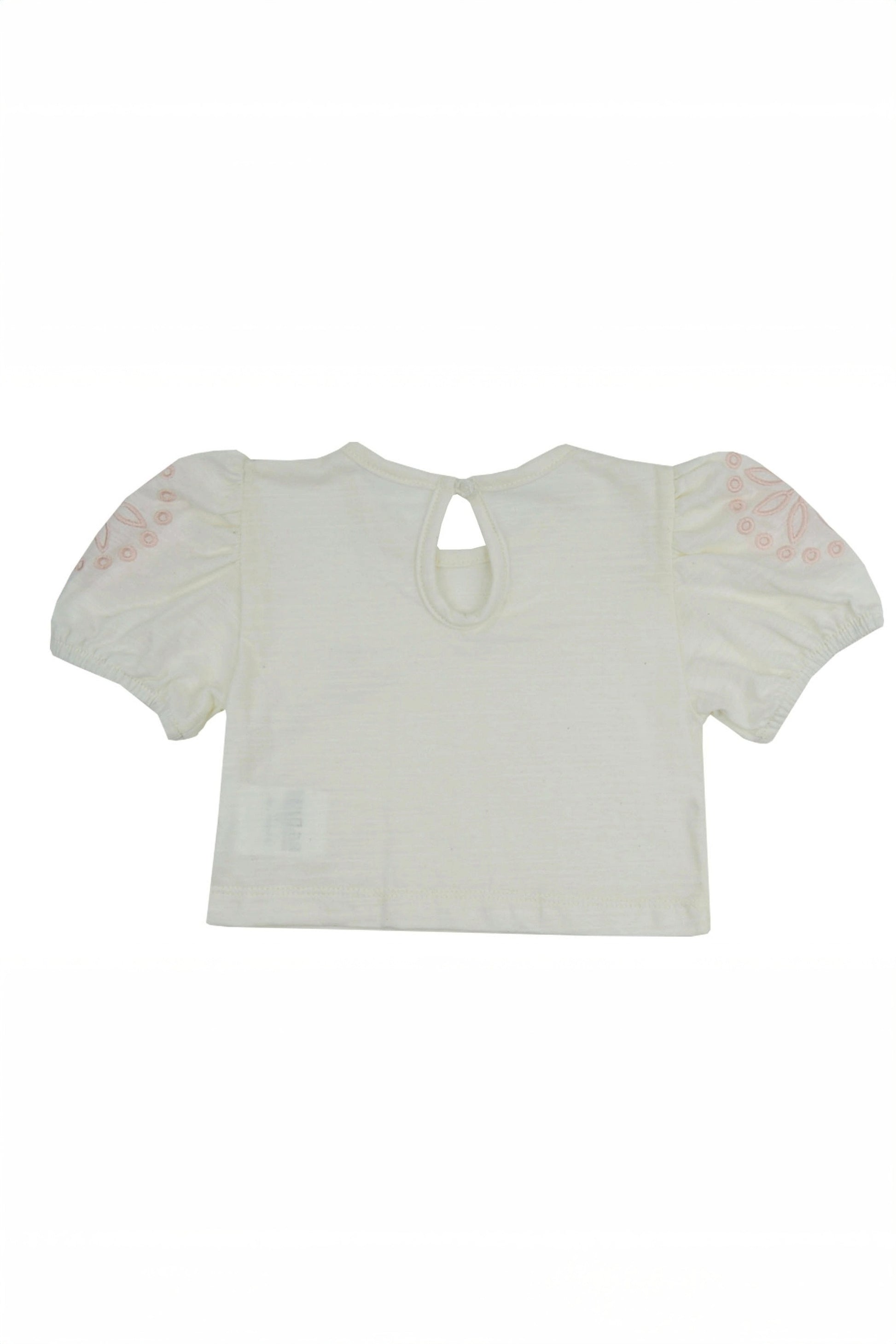 Conjunto Infantil Menina Cropped e Saia com Shorts Rosa Claro — foto 3