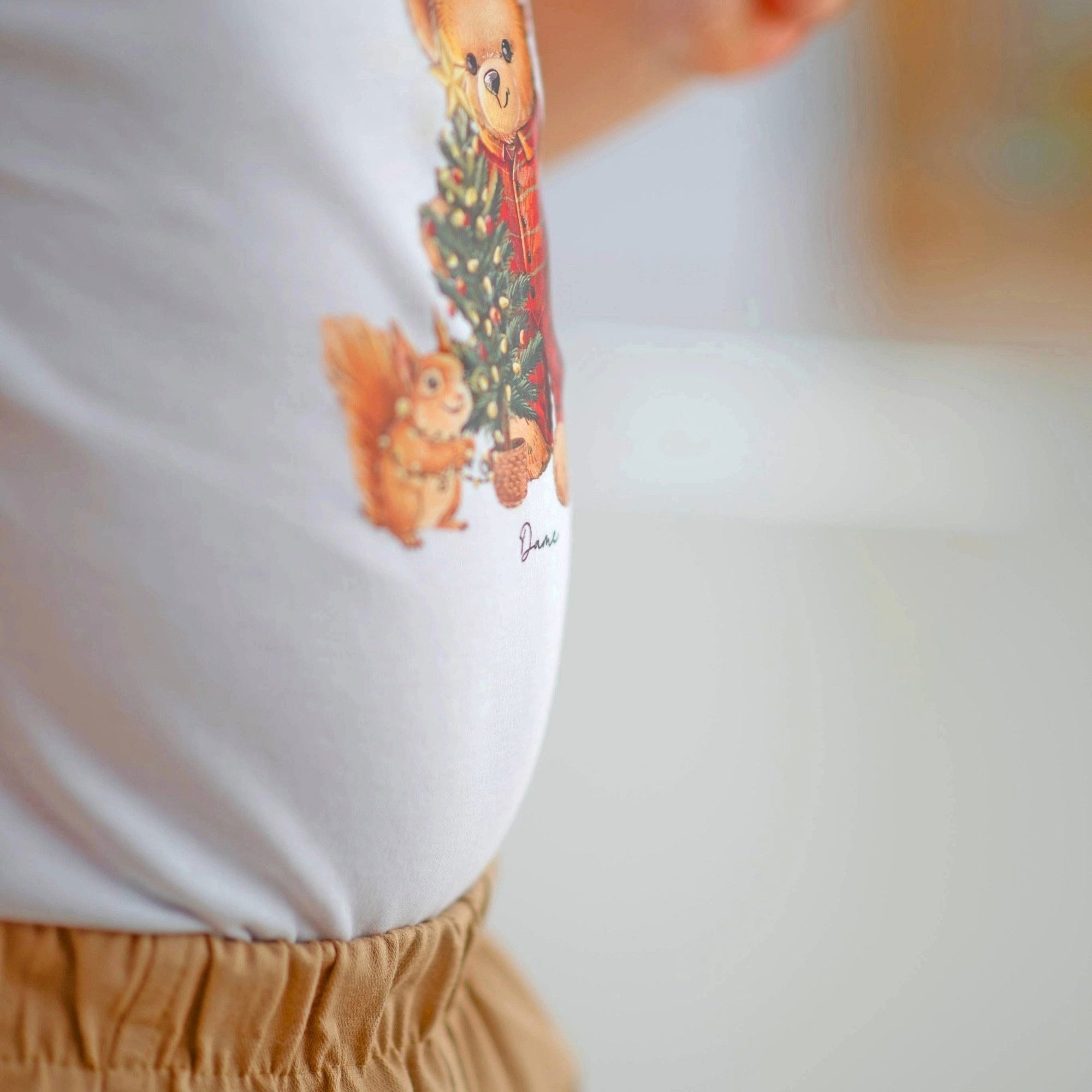 Body Bebê Manga Curta Unissex Teddy Natal — foto 1