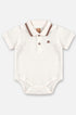 Conjunto Bebê Body Polo Piquet e Bermuda em Linho — foto 4