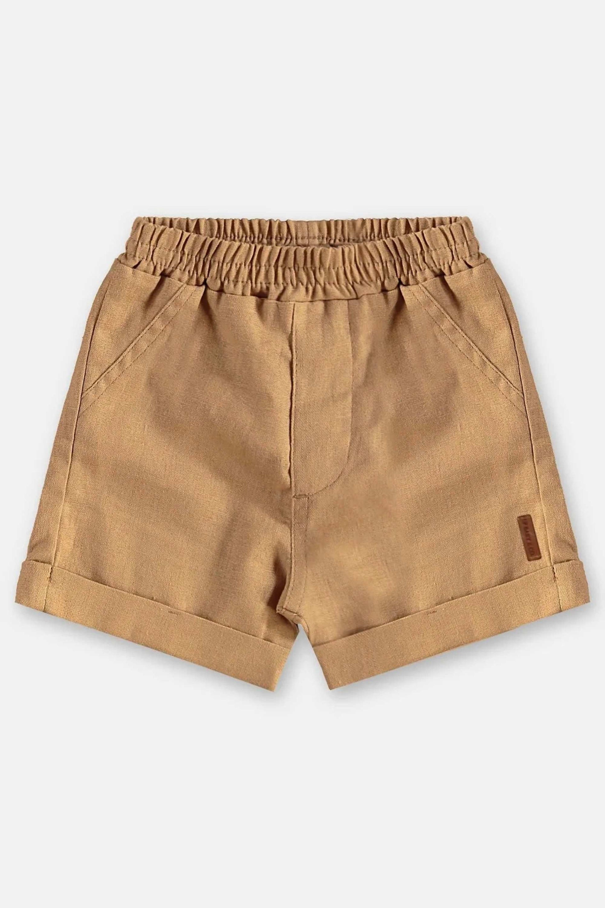 Conjunto Bebê Body Polo Piquet e Bermuda em Linho — foto 5